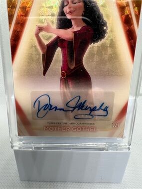 Topps Disney 2026 Chrome Neon Etch Mother Gothel 1/1 Autograph Card - (CNE-DM)